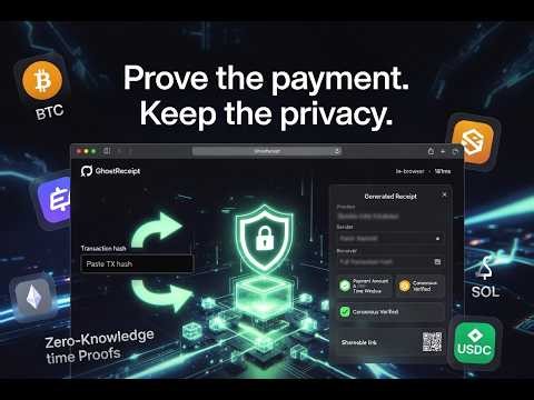 Prove the payment. Keep the privacy.
