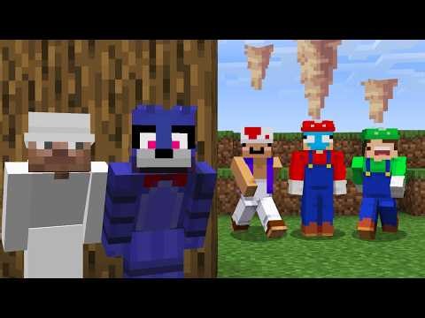 Minecraft Death Swap vs 2 Pros (feat. JudeLow & Flowtives)