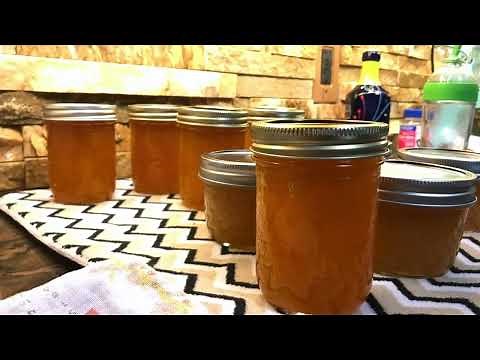 Making Peach Jam Using Canned Peaches