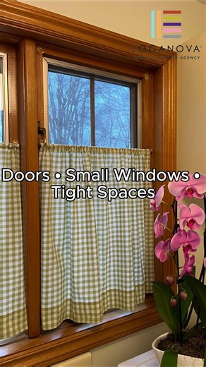 When a regular curtain rod just doesn’t work #diy #homerenovation #cafecurtians #homedecor #home