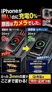 [bz4x] Qi Charging: iPhone Is Hot But Still at 0%... The Camera Was the Culprit. #bz4x #ev #qi