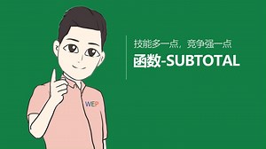 函数-Subtotal实现智能求和