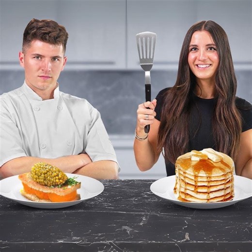 Cooking Challenge vs My Girlfriend! 😱 | Nick DiGiovanni