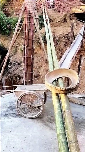 Bamboo Boost: The Smart Way to Move Heavy Drills Downhill