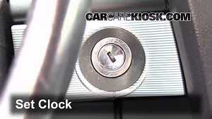 How to Set the Clock / Change Time on a 2003 Ford Thunderbird 3.9L V8