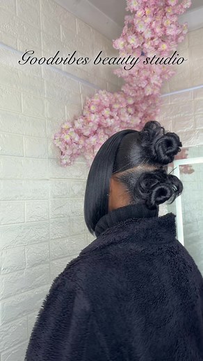 Two Buns with One Bang Hairstyle Tutorial