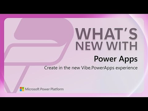 Create in the new Vibe.PowerApps experience