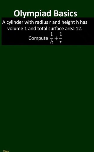 Olympiad Basics | Solving area and volume |