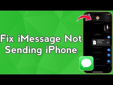 Fix iMessage Not Sending iPhone