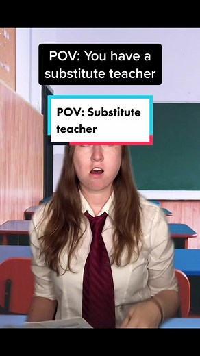 Sub teacher = easy lesson #comedy #relatable #schoolmemes #schoollife #schoolmemories #childhoodmemories #growingupbritish #substituteteacher