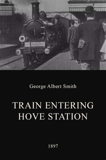 Train Entering Hove Station - Movie