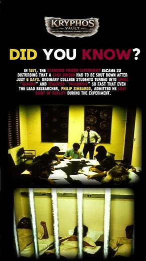 The Stanford Prison Experiment: How Ordinary Students Became Monsters in Just 6 Days (1971)