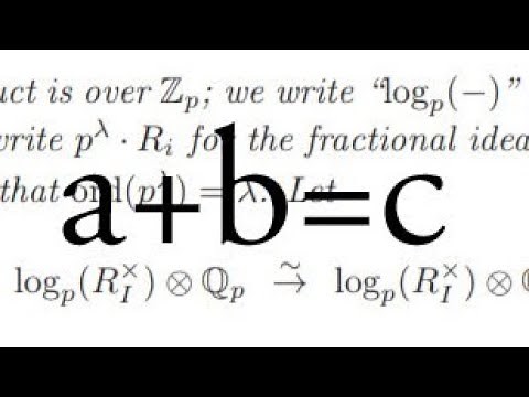 The abc conjecture | Conjecture and the overview of the proof by Shinichi Mochizuki