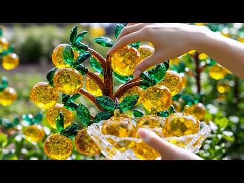 Making Multifruit Juice in Glass | ASMR Glass