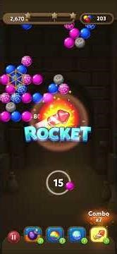 Bubble pop origin level 211 #bubbleshooter #bubblepop