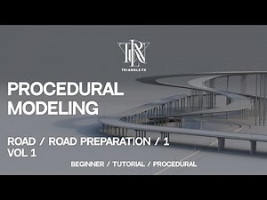 HOUDINI TUTORIAL | Procedural Modeling | Road Preparation 1 | vol 1