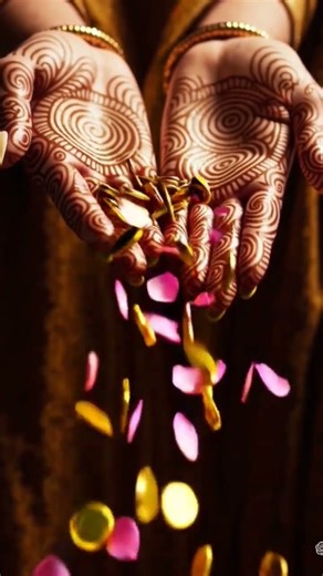 Lakshmi’s Rain of Prosperity 🌸 Divine Blessings of Abundance