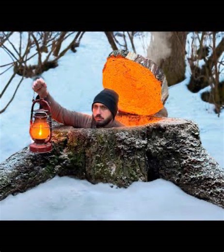 How to Build a Hidden Dugout Shelter Under a Stump