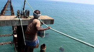 91K views · 2.6K reactions | Dangerous Bridges Fishing catching Snapper fish | Kadal Raasa Fishing | Facebook