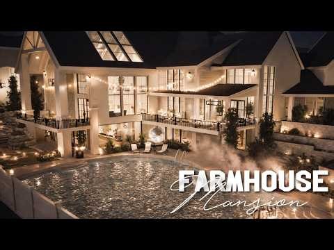 Giant Farmhouse Mansion Bloxburg Speedbuild