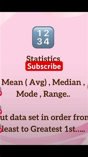 How to find mode & range? Math with Mr J #math #statistics #foryou