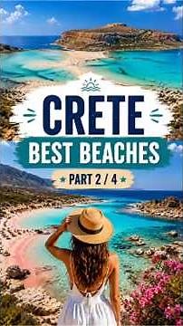 Crete Travel Guide 🇬🇷 | Best Beaches — Which One Is For You? (Part 2/4) #CreteBeaches #greekislands