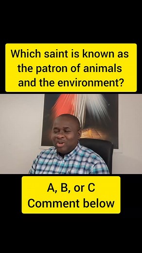 Which saint is known as the patron of animals and the environment? | Blessed Virgin Mary | Facebook