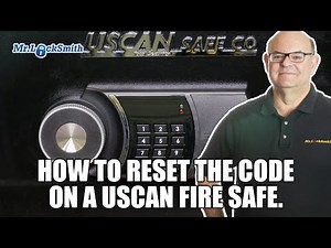 How to reset the code on a USCAN Fire Safe | Mr. Locksmith™