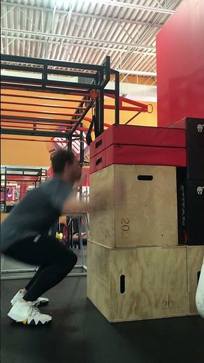 56 inch standing box jump @240lbs - Path to Guinness World Record