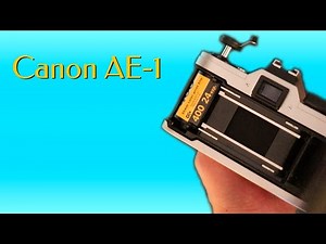 SACAR y PONER el carrete (rollo) de la Canon AE1- (Fácil y rápido)
