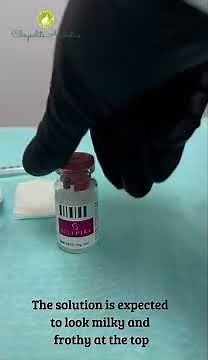 How to prepare Sculptra to use immediately