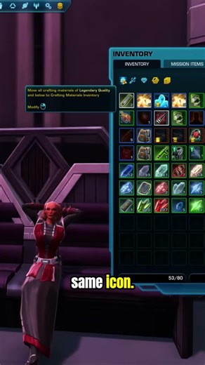 The Materials Storage Trick