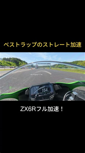 ZX6R Best Lap Full Acceleration