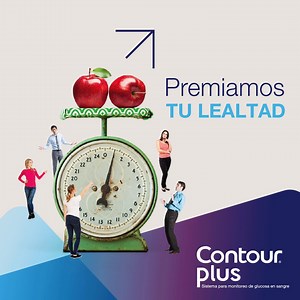 ¡Tu glucómetro CONTOUR®PLUS te regala tiras reactivas! Acumula 3 compras de cajas de tiras reactivas de 50´s y recibe la 4ta ¡Gratis!. Con nuestro programa de lealtad en Farmacias BENAVIDES | Contour Diabetes Solutions