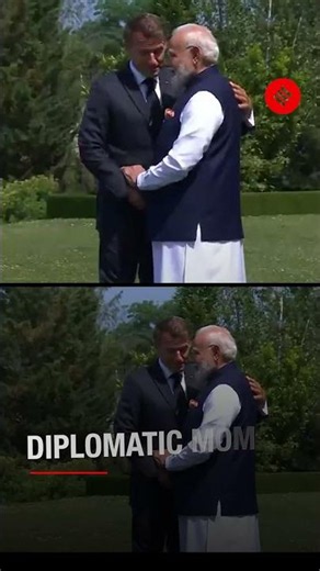 French President Emmanuel Macron Welcomes PM Modi at G7 Summit 2026 in Évian