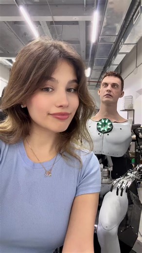 spring came☀️🥰 #fyp #promobot #robots #robot #AI