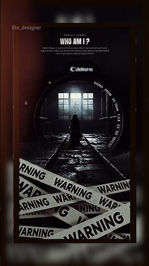 Cinematic Horror Poster in Photoshop + Canva 🔥 | Must-Watch Design Tutorial #graphicdesign #keyart