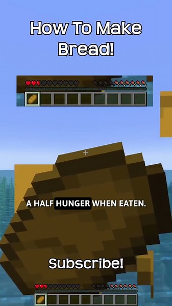 How To Make Bread In Minecraft!