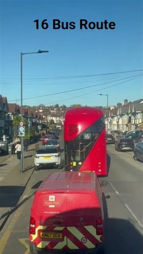 16 Bus route at Dudden Hill Lane...London...UK🇬🇧🇬🇧🚍