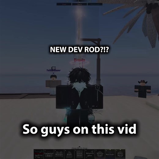 New Dev Fisch Rod and Robin from HSR in Roblox