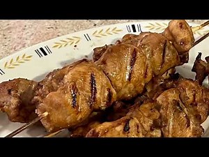 Grilled Chicken on a Stick! Easy, Tender, and Definitely Palate Pleasing!