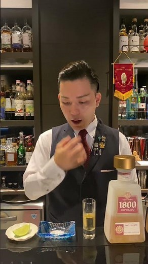 [Danger] Unstoppable endless tequila #bartender #shorts #tequila