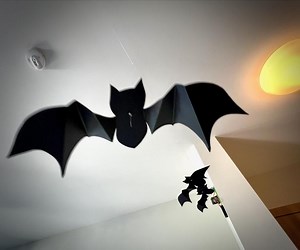 Bat Attack! Flying Paper Bats With Micro:bit and Motor