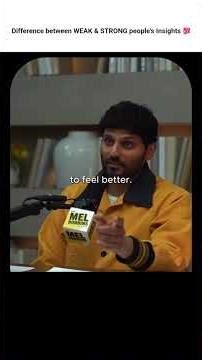 weak vs strong people's insights