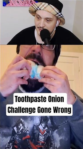 Toothpaste Onion Challenge Gone Wrong #shorts #disgusting #viral