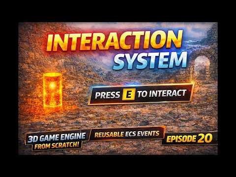 Build a Reusable Interaction System in ECS (Press E to Interact) | Ep 20