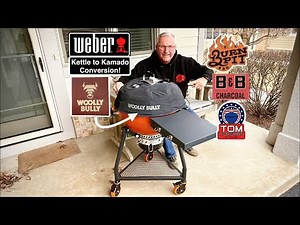 Weber 22”Kettle Converted Into a Kamado! / Woolly Bully Insulated Cover! / Smoked Pork Steak!