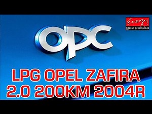Montaż LPG Opel Zafira OPC z 2.0 TURBO 200KM 147kW 2004r w Energy Gaz Polska na gaz BRC