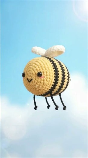 🐝 Amigurumi Bee Doll | Crochet Animal Pattern #crochet #amigurumi #tiny #cute
