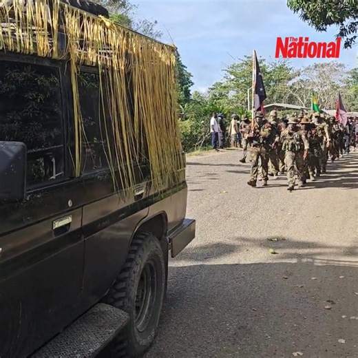 THE Papua New Guinea Defence Force’s Long Range Reconnaissance Unit (LRRU) marching into Malalaua in Gulf to hand over the baton to First Royal Pacific Islands Regiment (1RPIR) led by Lt Desmond Avamor. The LRRU have taken on one of the toughest and challenging route of the Antap Long Ol Exercise, successfully trekking over the Bulldog Track from Wau in Morobe into Gulf. The 1RPIR will continue the walk into Laloki in Central. Read More in The National. #thenational #thenationalonline #LRRU #mar